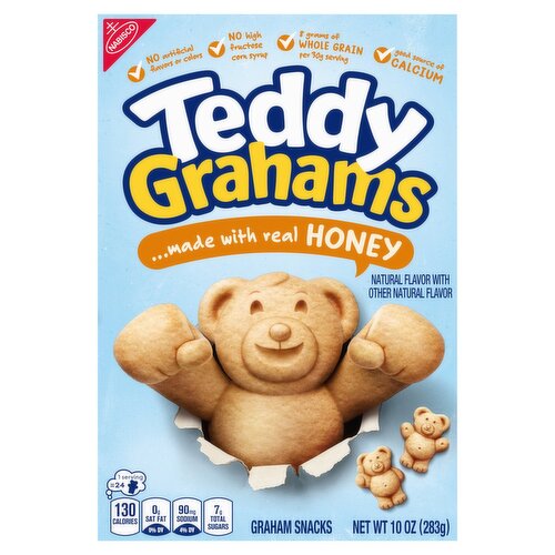 Nabisco Teddy Grahams Honey Graham Snacks, 10 oz