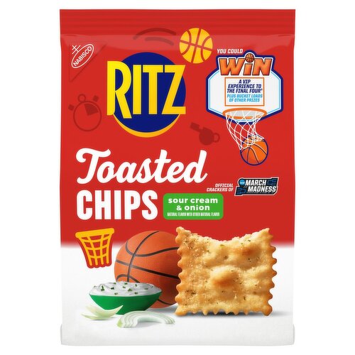 Nabisco Ritz Sour Cream & Onion Toasted Chips, 8.1 oz