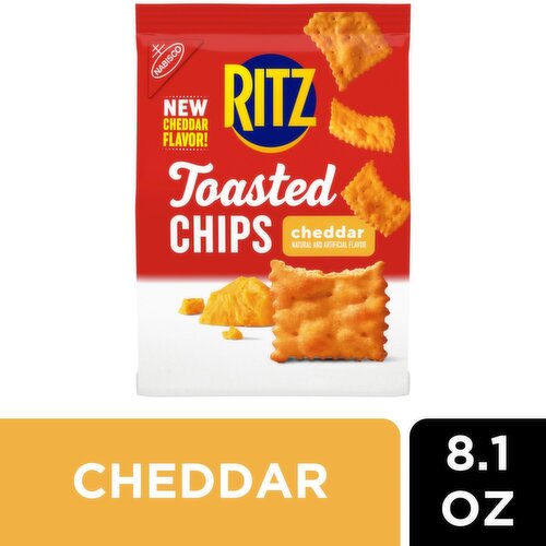 Nabisco Ritz Cheddar Toasted Chips, 8.1 oz