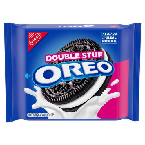 Nabisco Oreo Double Stuf Chocolate Sandwich Cookies, 14.03 oz