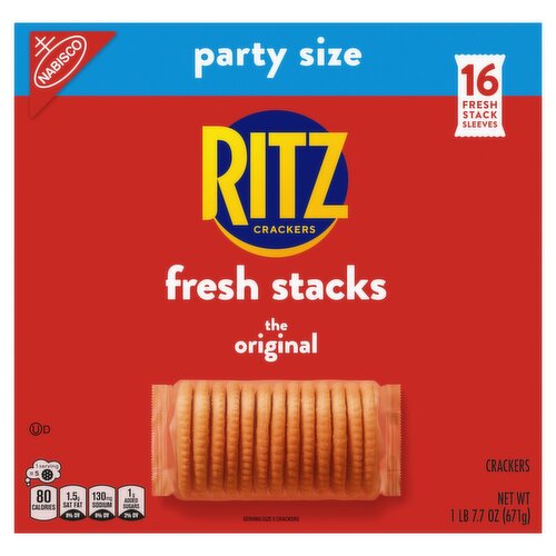 Nabisco Ritz Fresh Stacks the Original Crackers Party Size, 16 count, 1 lb 7.7 oz