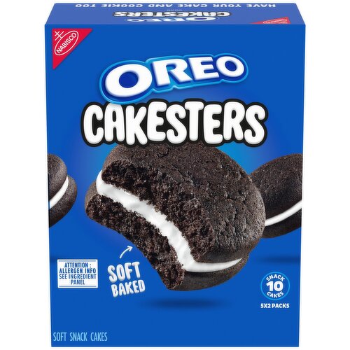 Nabisco Oreo Cakesters Soft Snack Cakes, 2.02 oz, 5 count