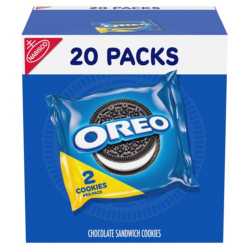 Nabisco Oreo Chocolate Sandwich Cookies, 0.78 oz, 20 count