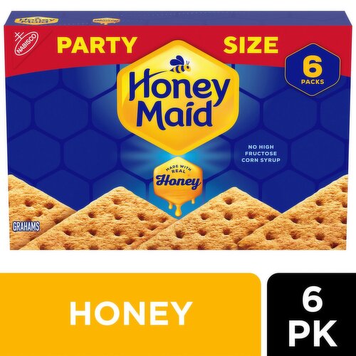 Nabisco Honey Maid Grahams Party Size, 6 count, 1 lb 12.8 oz