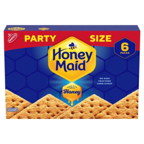 Nabisco Honey Maid Grahams Party Size, 6 count, 1 lb, 12.8 oz