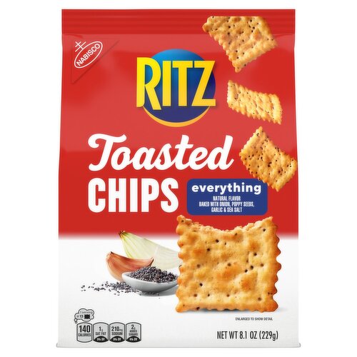 Nabisco Ritz Everything Toasted Chips, 8.1 oz