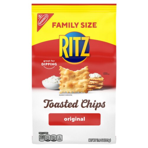 Nabisco Ritz Original Toasted Chips Family Size, 11.4 oz