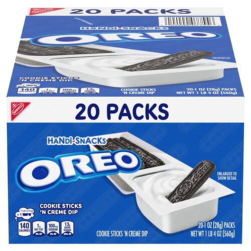 Nabisco Oreo Cookie Sticks 'N Creme Dip, 1 oz, 20 count