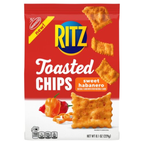 Nabisco Ritz Sweet Habanero Toasted Chips, 8.1 oz