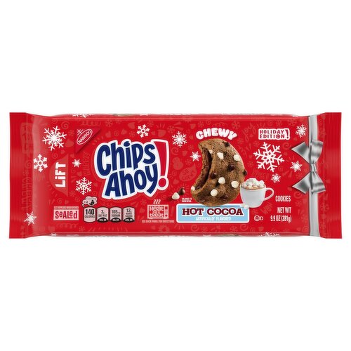 Nabisco Chips Ahoy! Hot Cocoa Chewy Cookies Holiday Edition, 9.9 oz