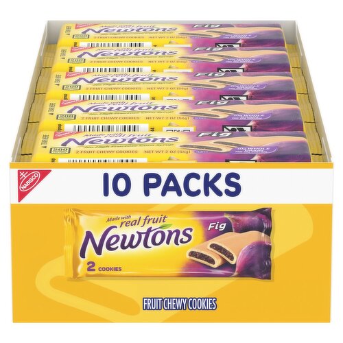 Nabisco Newtons Fig Fruit Chewy Cookies, 2 oz, 10 count