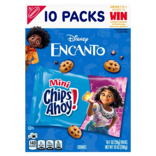 Nabisco Chips Ahoy! Mini Cookies, 1 oz, 10 count