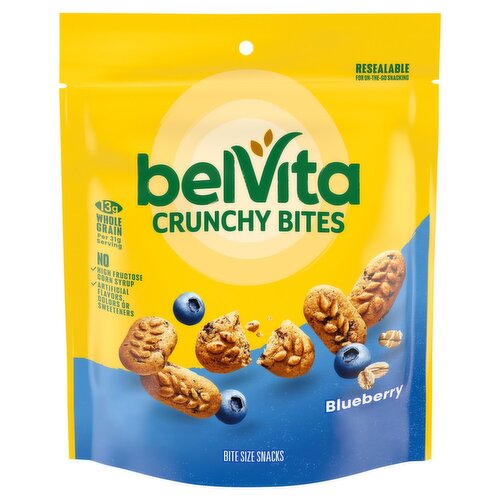 Belvita Crunchy Bites Blueberry Bite Size Snacks, 5 oz