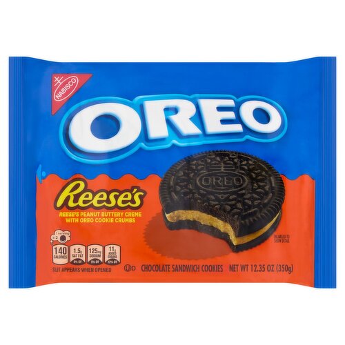 Nabisco Oreo Reese's Chocolate Sandwich Cookies, 12.35 oz