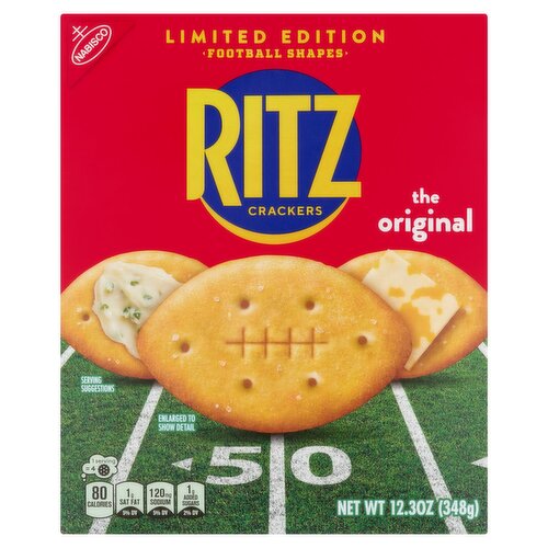 Nabisco Ritz The Original Football Shapes Crackers Limited Edition, 12.3 oz