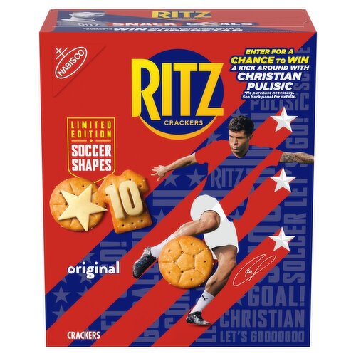 Ritz Original Soccer Shapes Crackers Limited Edition, 12.3 oz