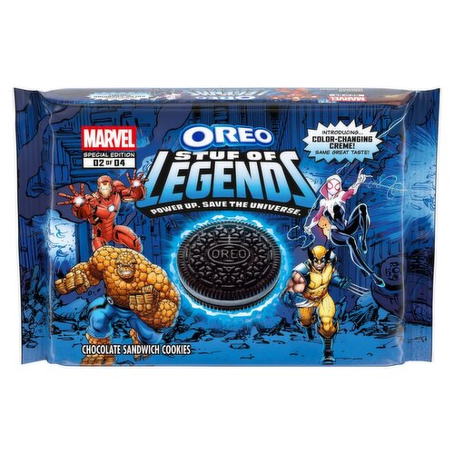Marvel Oreo Stuf of Legends Chocolate Sandwich Cookies, 10.68 oz