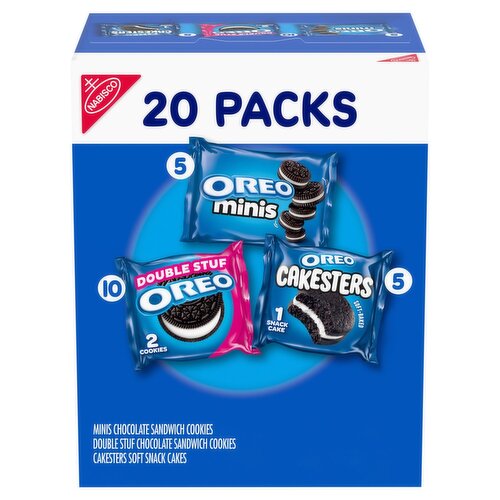 Nabisco Oreo Sandwich Cookies and Snack Cakes, 20 count, 1 lb 4.25 oz