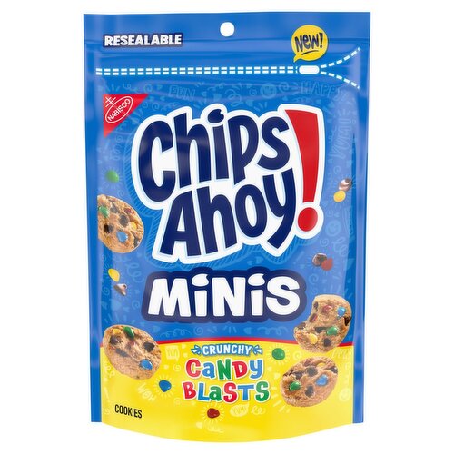 Chips Ahoy! Minis Crunchy Candy Blasts Cookies, 7 oz
