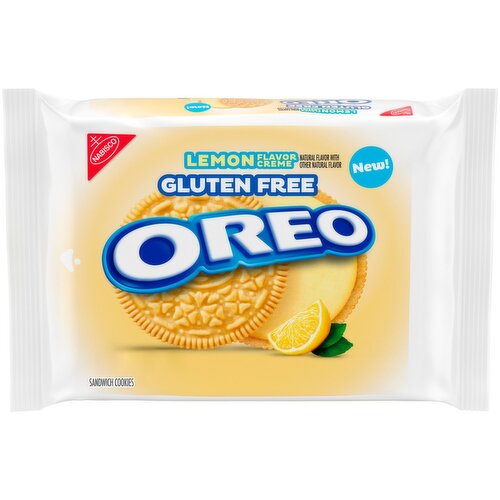 OREO Gluten Free Lemon Creme Sandwich Cookies, 12.47 oz
