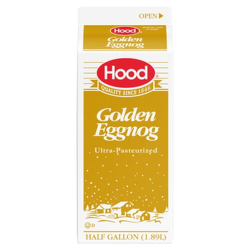 Hood Golden Eggnog, half gallon