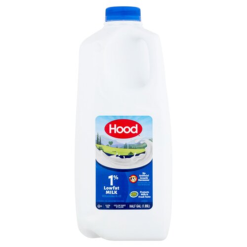 Hood 1% Lowfat Milk, half gal