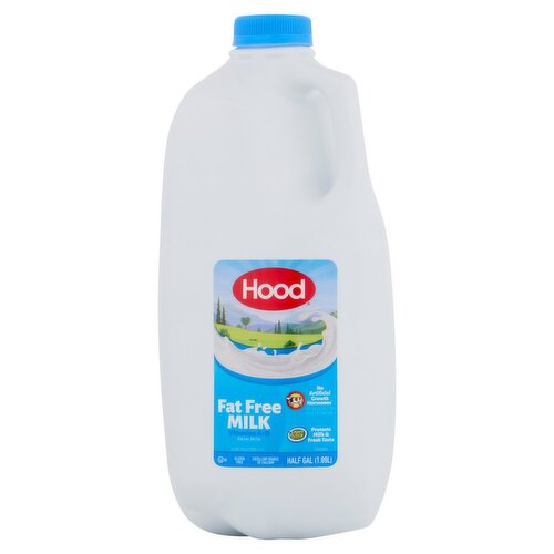 Hood Fat Free Skim Milk, half gal