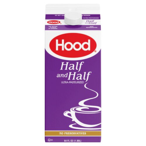 Hood Half & Half, 64 fl oz