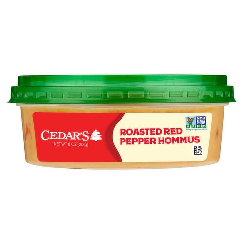 Cedar's Roasted Red Pepper Hommus, 8 oz