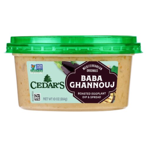 Cedar's Mediterranean Originals Baba Ghannouj Roasted Eggplant Dip & Spread, 10 oz