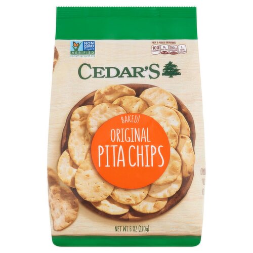 Cedar's Baked! Original Pita Chips, 6 oz