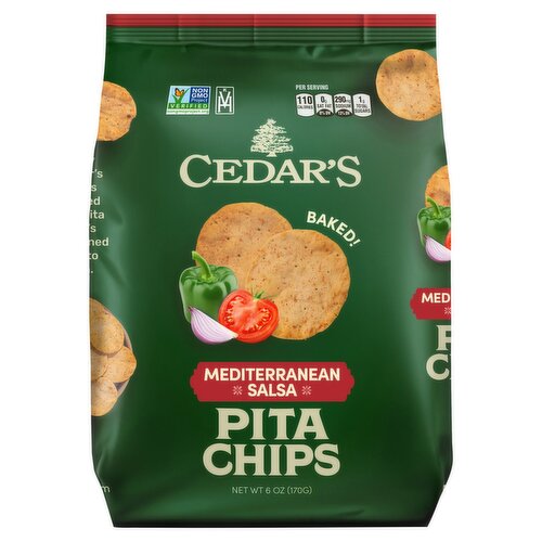 Cedar's Mediterranean Salsa Pita Chips, 6 oz