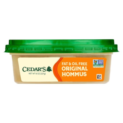 Cedar's Fat & Oil Free Original Hommus, 8 oz