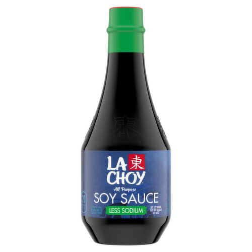 La Choy Less Sodium All Purpose Soy Sauce, 10 fl oz