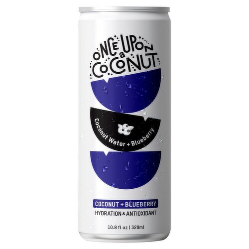 Once Upon a Coconut Premium Coconut Water + Blueberry, 10.8 fl oz