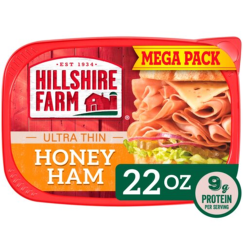 Hillshire Farm Ultra Thin Sliced Honey Ham Sandwich Meat, 22 oz