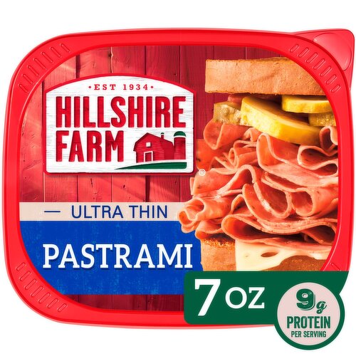 Hillshire Farm Ultra Thin Sliced Pastrami Sandwich Meat, 7 oz