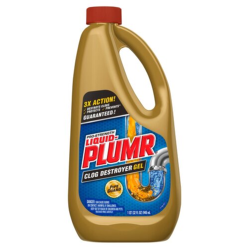 Liquid-Plumr Pro-Strength Clog Destroyer Gel, 1 qt