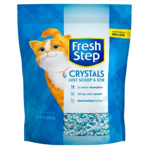 Fresh Step Crystals Cat Litter, 8 lb