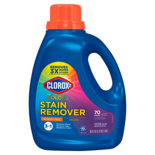 Clorox 2 Original Bleach-Free for Colors Stain Remover Laundry Additive, 70 loads, 88 fl oz