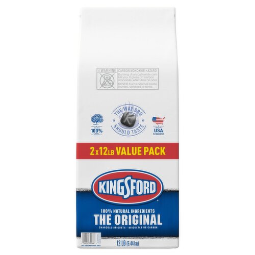 Kingsford The Original Charcoal Briquets Value Pack, 2 count, 12 lb