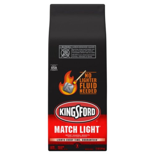 Kingsford Match Light Instant Charcoal Briquets, 12 lb