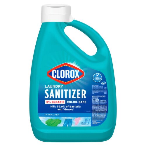 Clorox Clean Linen Laundry Sanitizer, 80 fl oz