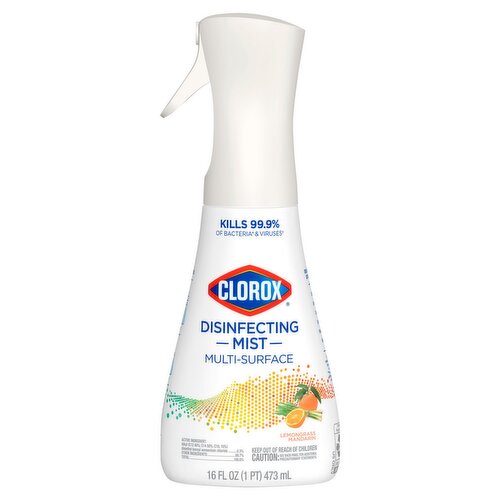 Clorox Lemongrass Mandarin Multi-Surface Disinfecting Mist, 16 fl oz