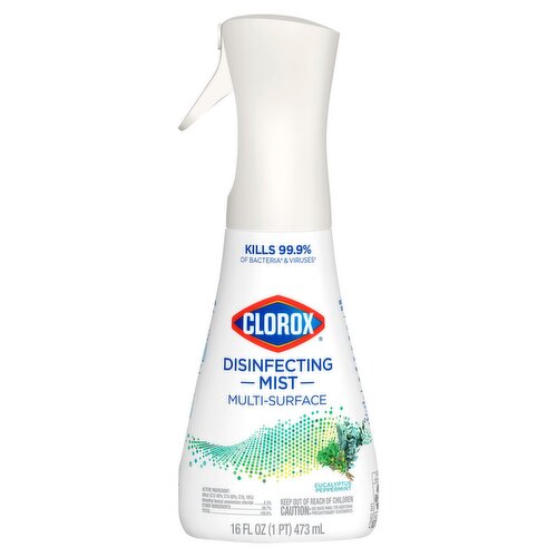 Clorox Eucalyptus Peppermint Multi-Surface Disinfecting Mist, 16 fl oz