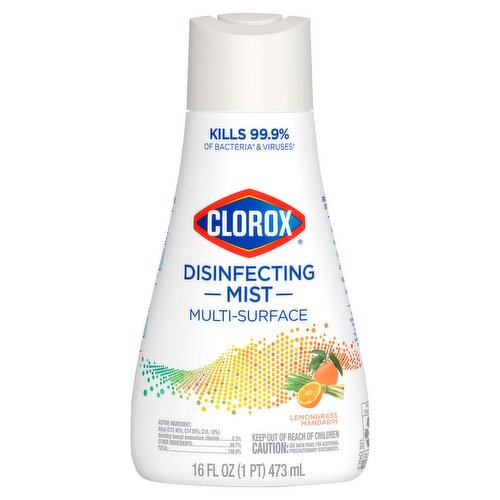 Clorox Lemongrass Mandarin Multi-Surface Disinfecting Mist, 16 fl oz