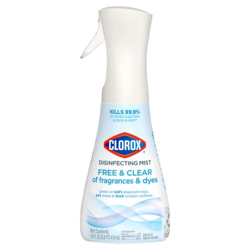 Clorox Free & Clear Disinfecting Mist, 14 fl oz