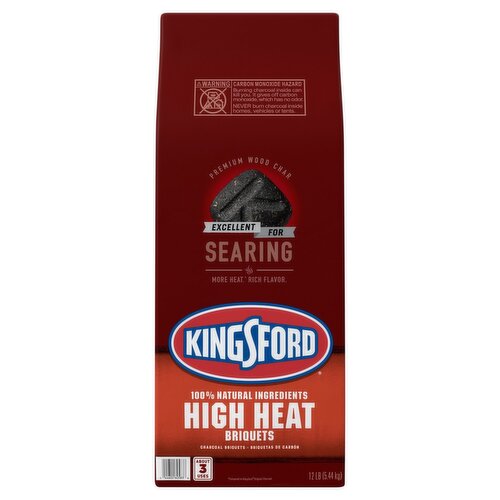 Kingsford High Heat Charcoal Briquets, 12 lb