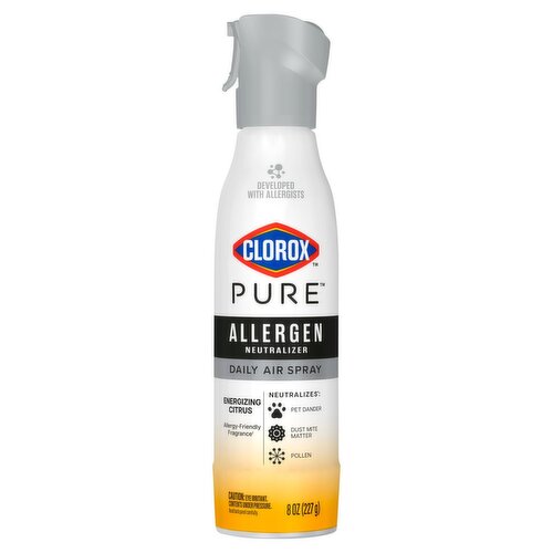 Clorox Pure Allergen Neutralizer Energizing Citrus Daily Air Spray, 8 oz