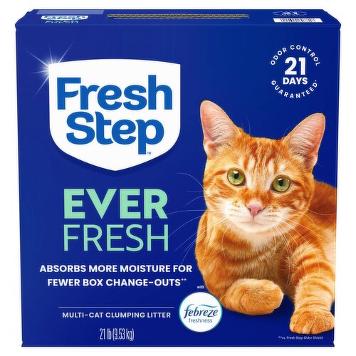 Fresh Step Ever Fresh Multi-Cat Clumping Litter with Febreze